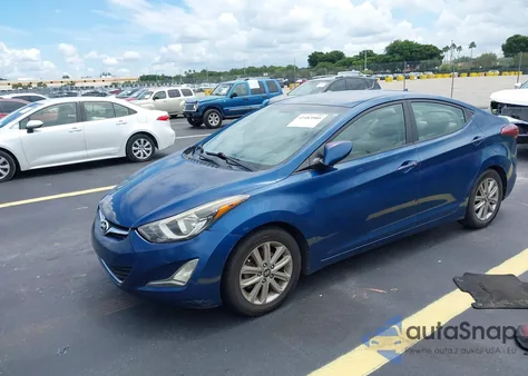 2015 Hyundai Elantra Se из США, поврежденный, VIN KMHDH4AE0FU249049